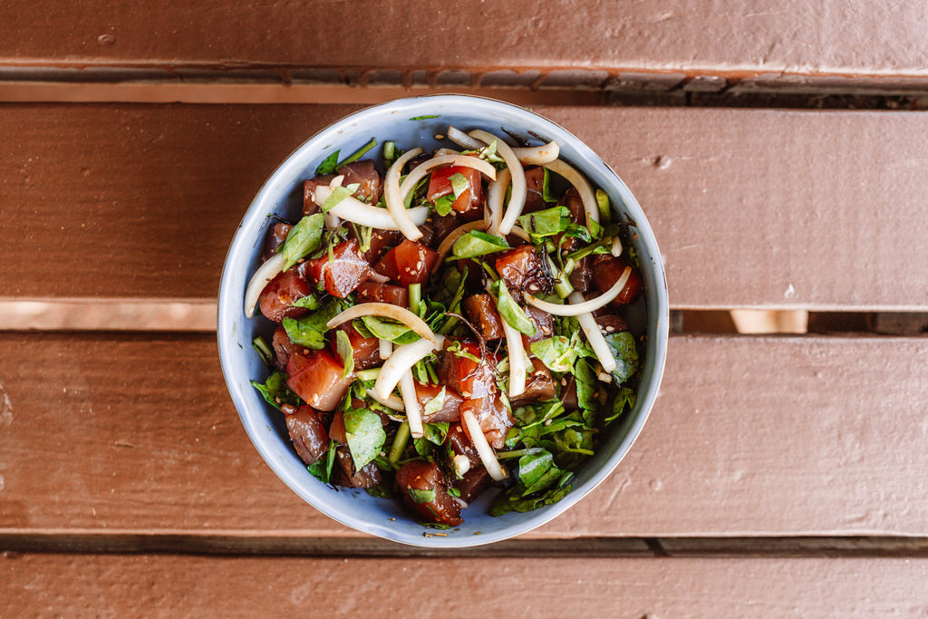 AHI AND WATERCRESS POKE